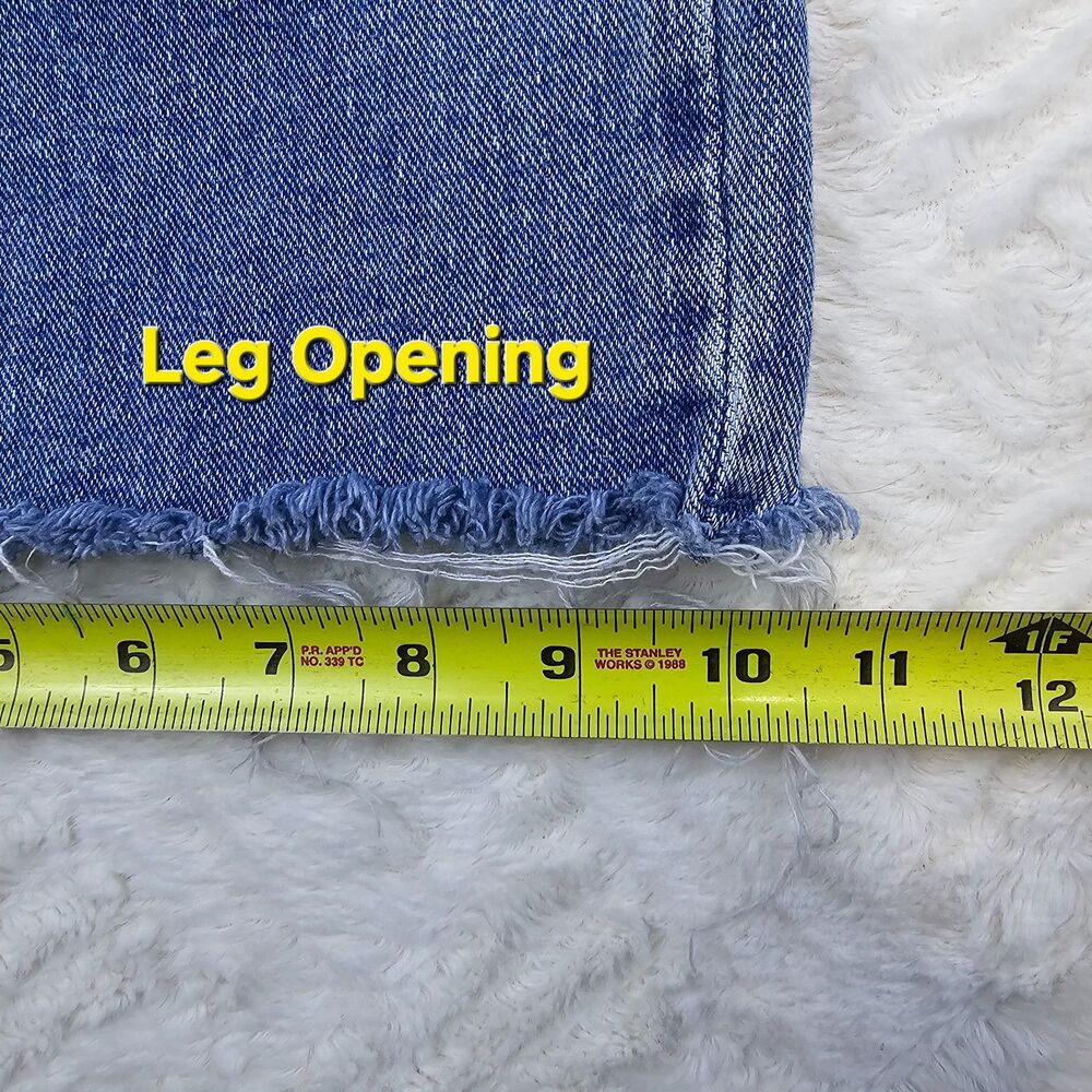 PacSun Casey Low Rise Baggy Wide Leg Distressed Jeans Light Wash 25 Y2K - Picture 13 of 13